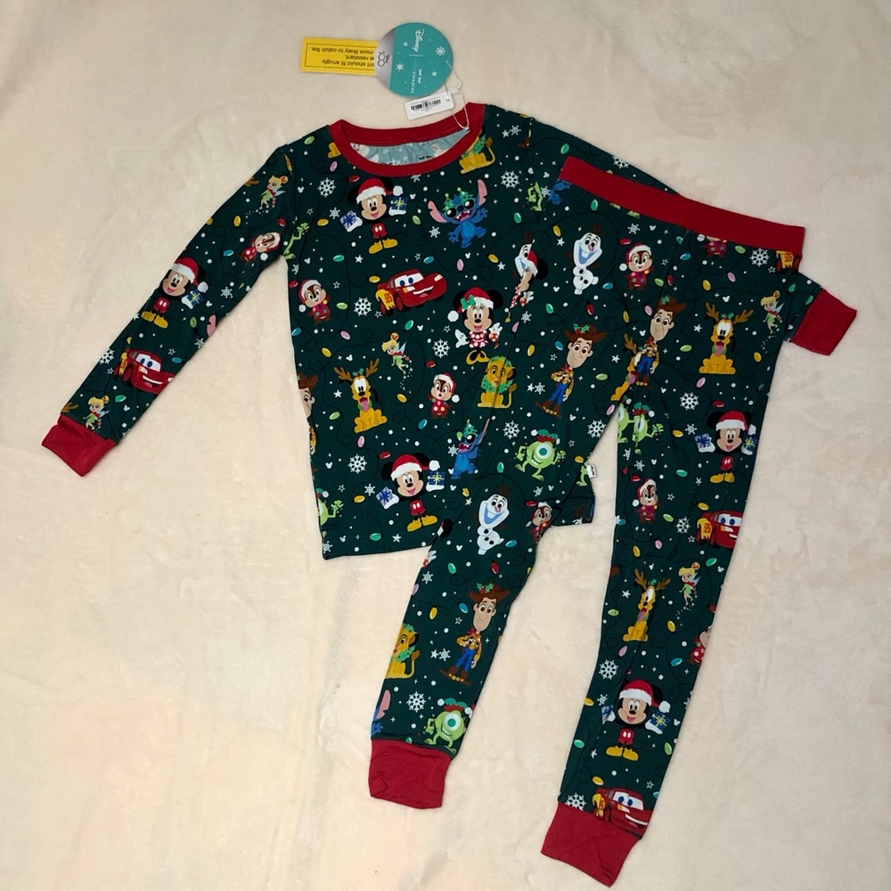 SOLD!! Little Sleepies Disney Christmas Party 5/6 NWT